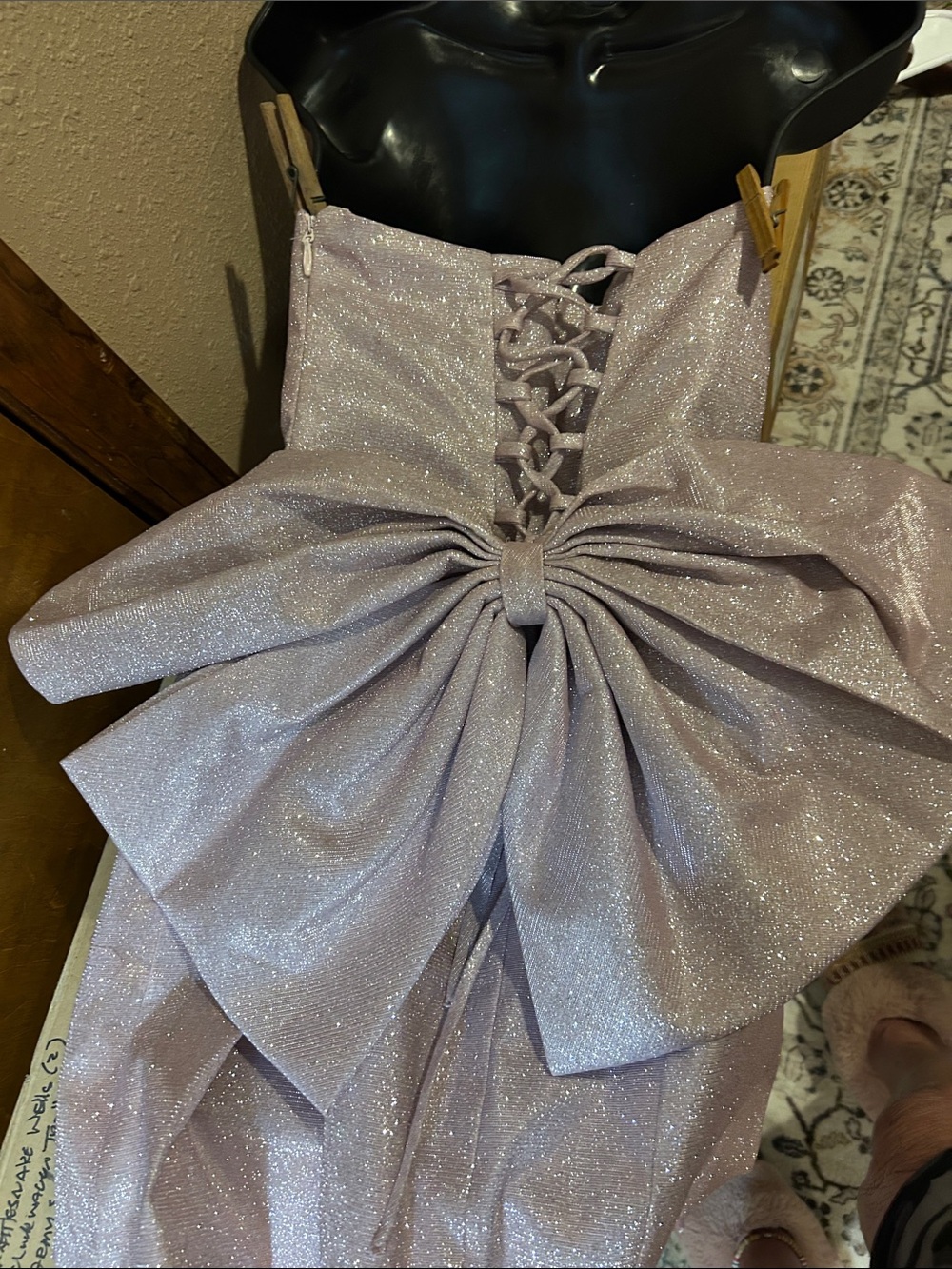 Sparkling Light Pink Strapless Dress - Homecoming